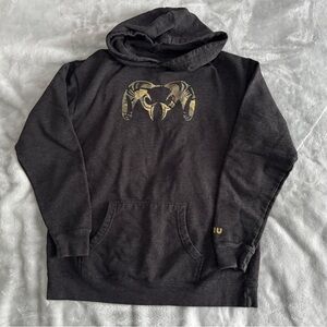 KUIU Youth Gray Hoodie with Camouflage Ram Design